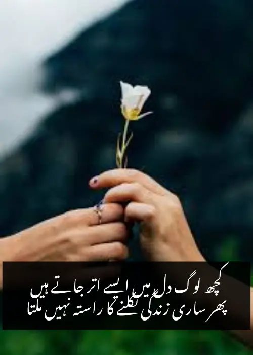 2 Lines Love Poetry in Urdu